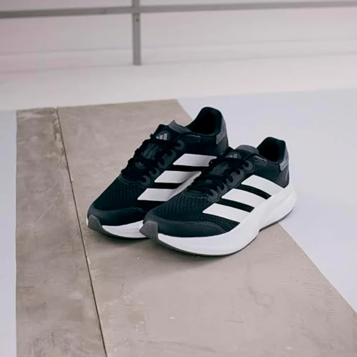 Adidas Duramo Speed 2, Laufschuhe Damen mit LIGHTSTRIKE Dämpfung, atmungsaktivem Mesh und strapazierfähiger Außensohle – Bild 3