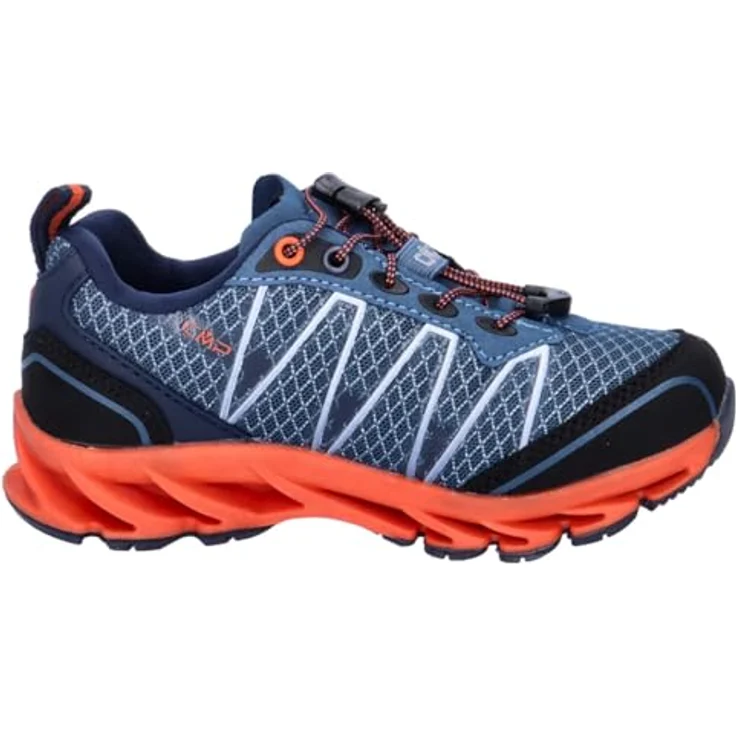 CMP Altak Trail Shoes WP 2.0, Wasserdichte Kinderschuhe mit veganer Technologie, Bluestone-Arancio, Größe 29 – Bild 8