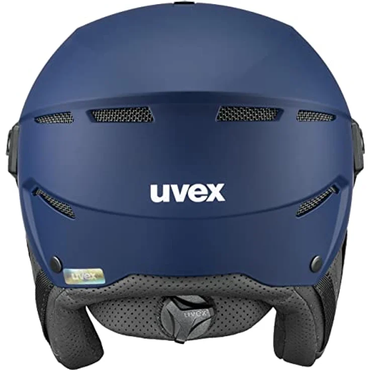 Uvex Instinct Visor, Skihelm mit beschlagfreiem Visier, optimaler Belüftung und verstellbarem IAS System, Navy matt, 56-58 cm – Bild 5