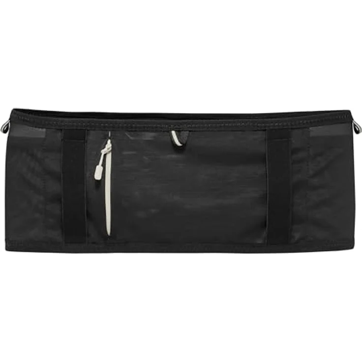 Nike Run Belt Laufgürtel, leichtes und schweißresistentes Material, verstellbarer Sitz, Black/Sail/Sail, XL – Bild 2