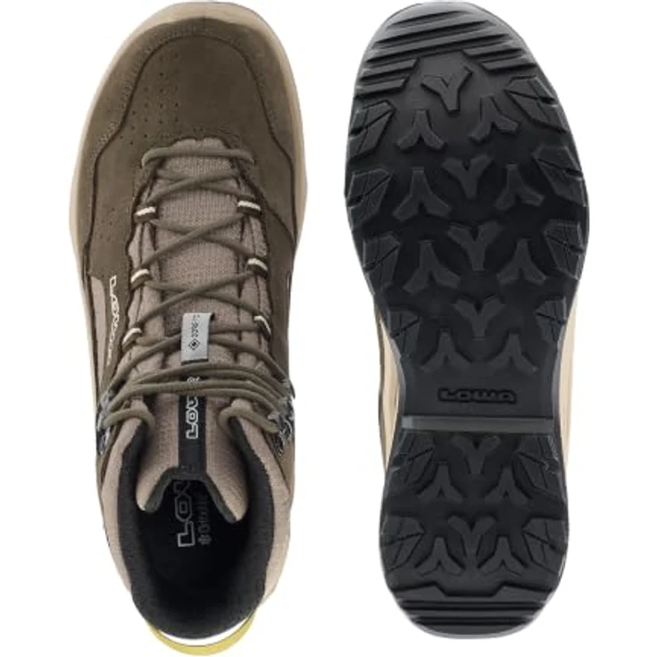 Lowa Ventierra GTX® mid, Halbschuh für Wanderungen, wasserdicht, oliv/bernstein, Größe 44 – Bild 8