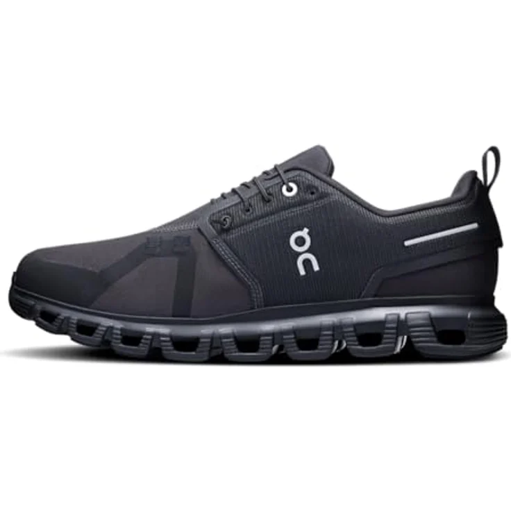ON Running Cloud 6 WP Waterproof, Herren Sneakers Schuhe mit hervorragender Dämpfung und Aufprallschutz, schwarz, EU 44 US 10 – Bild 4