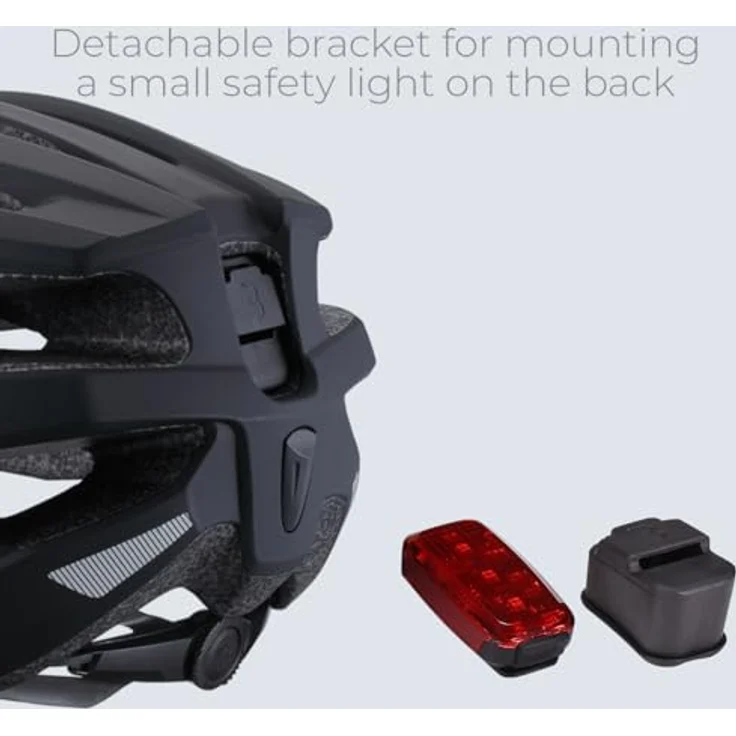 BBB Kite 2.0, Velohelm für Rennrad und MTB, 55-58 cm, In-Mold mit abnehmbarem Visier und Fliegennetz – Bild 4