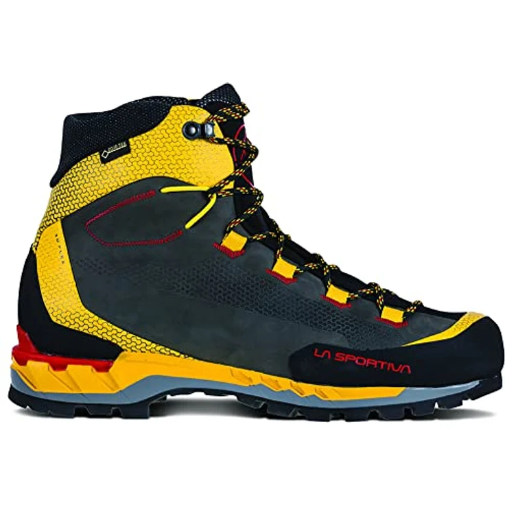 La Sportiva Trango Tech Leather GTX, Herren Wanderschuhe, atmungsaktiv und wasserdicht, 45, Schwarz – Bild 1