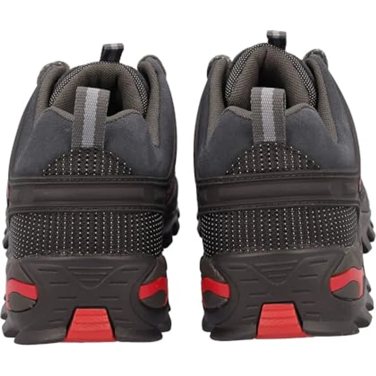 CMP RIGEL LOW TREKKING SHOES WP, wasserdichte Wanderschuhe mit Gummi-Profillaufsohle, grau – Bild 6