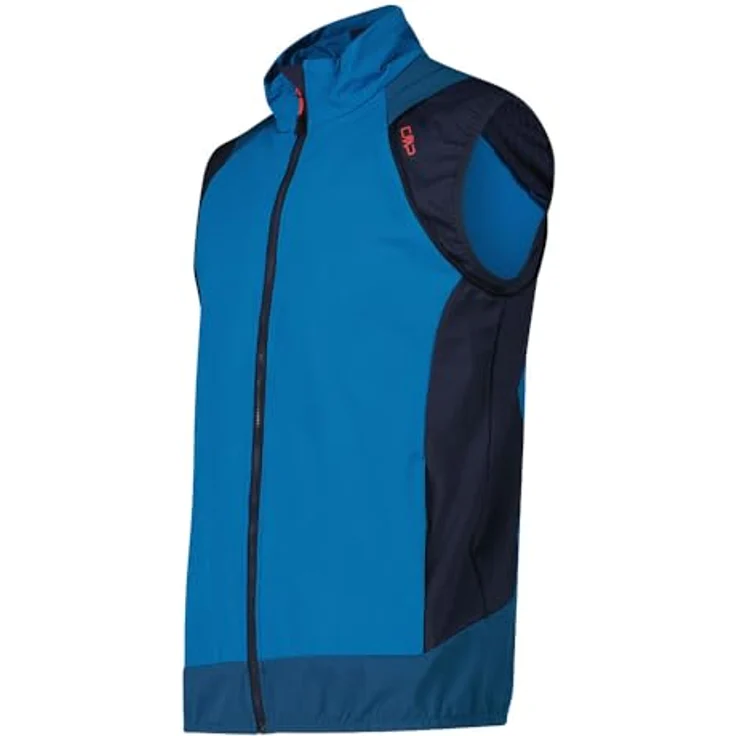 CMP Hybridjacke Softshelljacke Weste Herren, blau, abnehmbare Ärmel, wind- und wasserabweisend, atmbare Materialien, praktische Reissverschlusstaschen – Bild 4