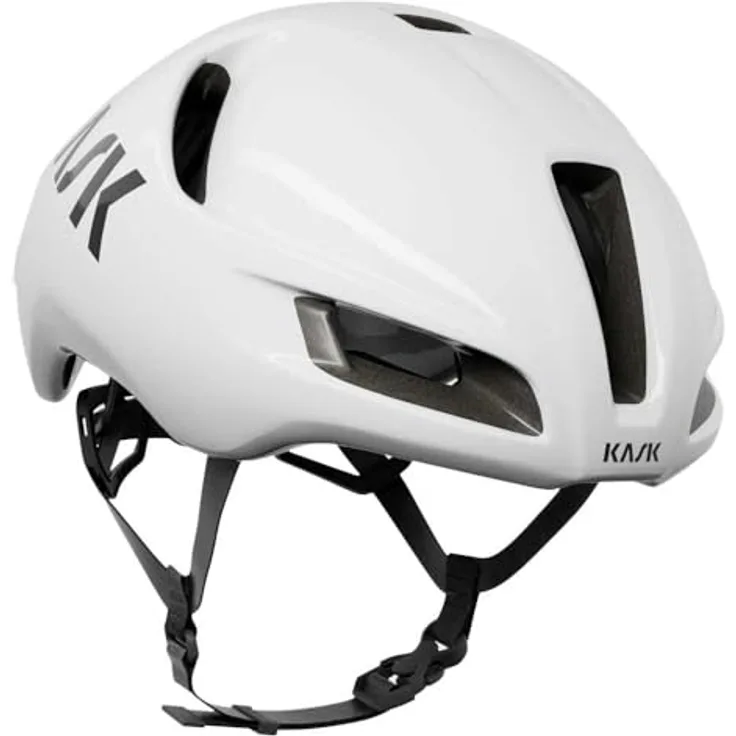 KASK Utopia Y Helm, aerodynamischer Fahrradhelm mit OCTOFIT+ Rückhaltesystem, Farbe: weiß, Größe: L (59-62 cm)