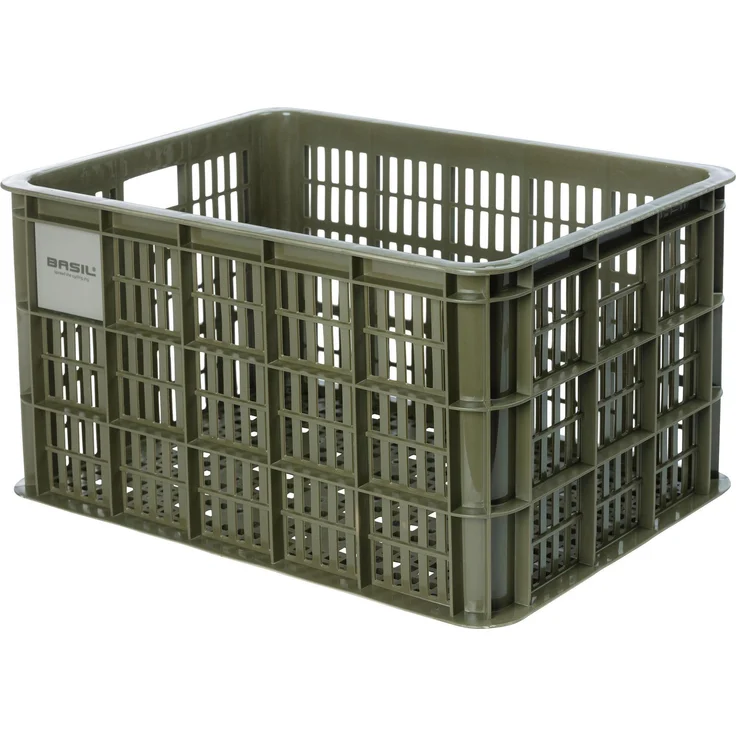Basil Velokorb Crate, 40 l, kompatibel mit MIK-, Racktime- und AtranVelo-Adaptern, Kunststoff – Bild 1