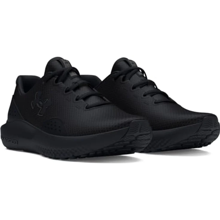 Under Armour Surge 4, Fitnessschuhe Herren mit atmungsaktivem Mesh-Obermaterial, gepolstertem Schaftrand und Charged Cushioning, Schwarz/Noir, Größe 42 EU – Bild 3
