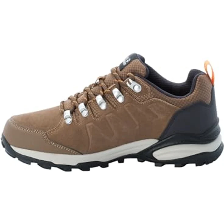 Jack Wolfskin REFUGIO TEXAPORE LOW W, Wasserdichter Wanderschuh mit starker Dämpfung und Gummi-Profilsohle – Bild 3