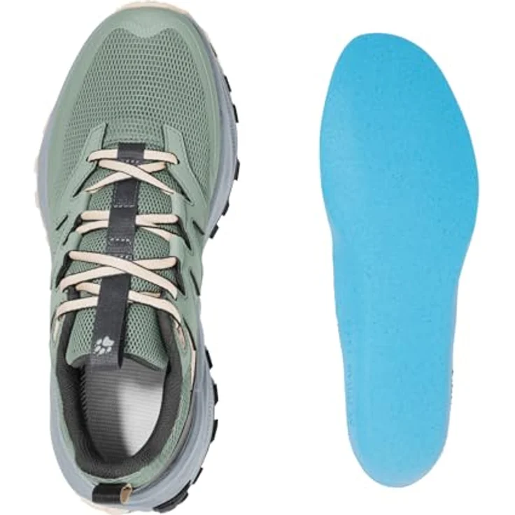 Jack Wolfskin PS TRAIL LOW W, Damen Wanderschuhe mit TEXARIDE-Technologie, Grün – Bild 7