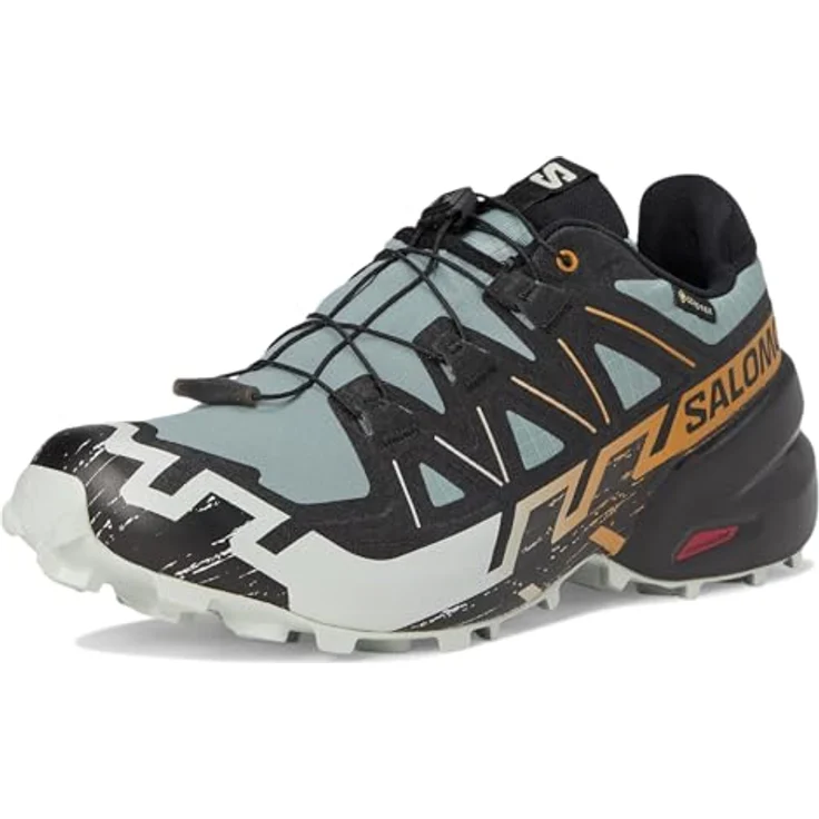 Salomon Errores de Foto L47880000, Wanderschuhe mit robustem Mesh-Obermaterial, Schnellschnürung, Trooper/Black/Wood Thrush, Größe 46 2/3 – Bild 7