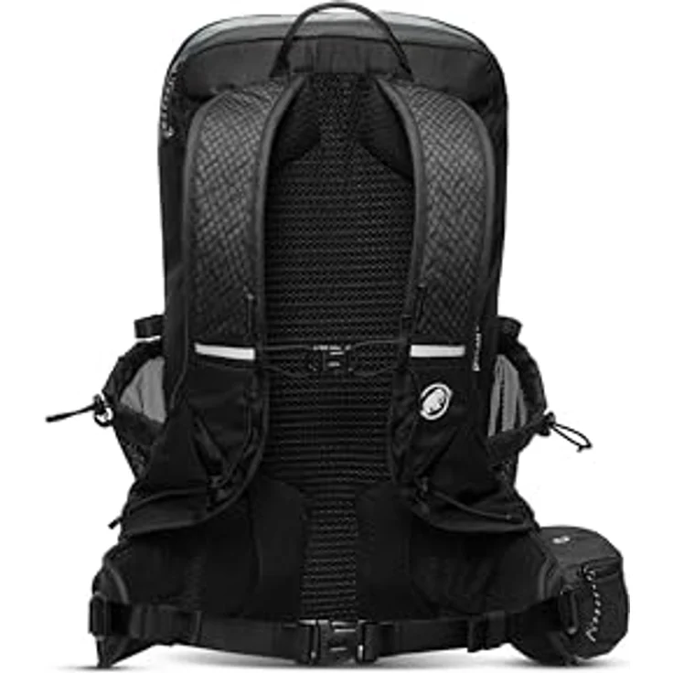 Mammut Ducan 22 STRATA-Black, Wanderrucksack mit Belüftungssystem, integriertem Metallrahmen und Trekkingstockhalterung – Bild 2