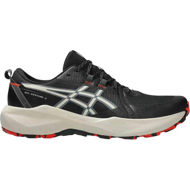 ASICS GEL-VENTURE 11, Trailrunning-Schuhe mit GEL®-Technologie und AmpliFoam™ Plus Dämpfung, Schwarz/Lichtstaub – Bild 1