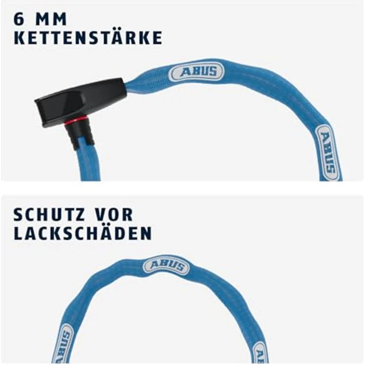 Abus Catena 6806, Veloschloss, 85 cm, leicht und flexibel, ideal für Fahrrad Sicherheit – Bild 4