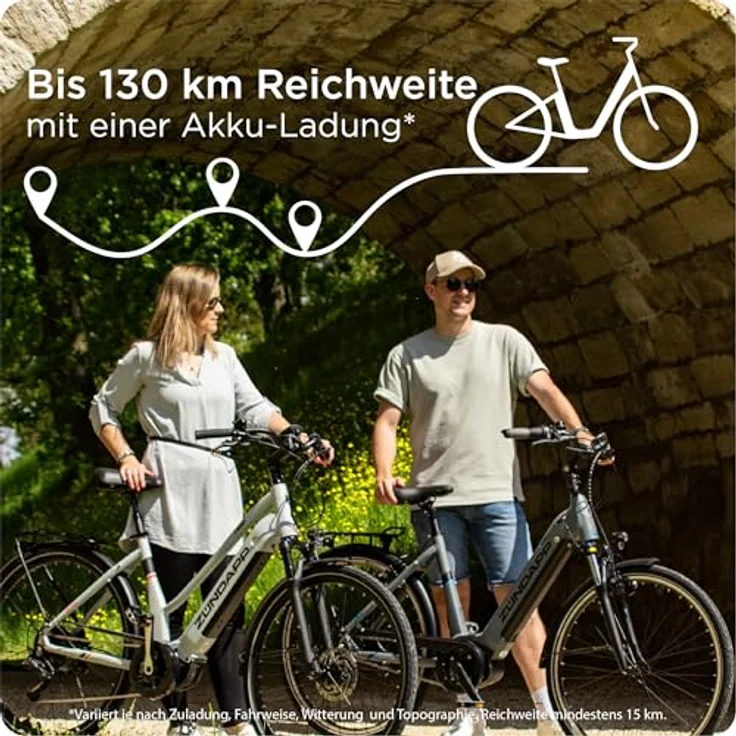 ZÜNDAPP Z502 E-Bike Damen 28 Zoll Pedelec mit 7 Gang Shimano Schaltung, 522 Wh Akku, Dusty Blue, 50 cm – Bild 3