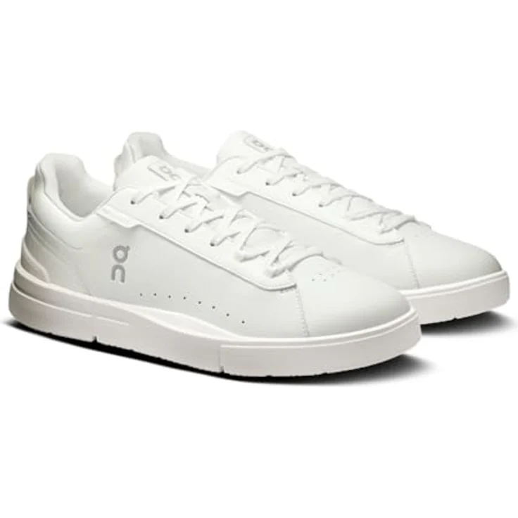 ON The Roger Advantage Sneaker, Laufschuhe aus wetterfestem Kunstleder mit CloudTec®-Technologie, weiss, EU 45 – Bild 6