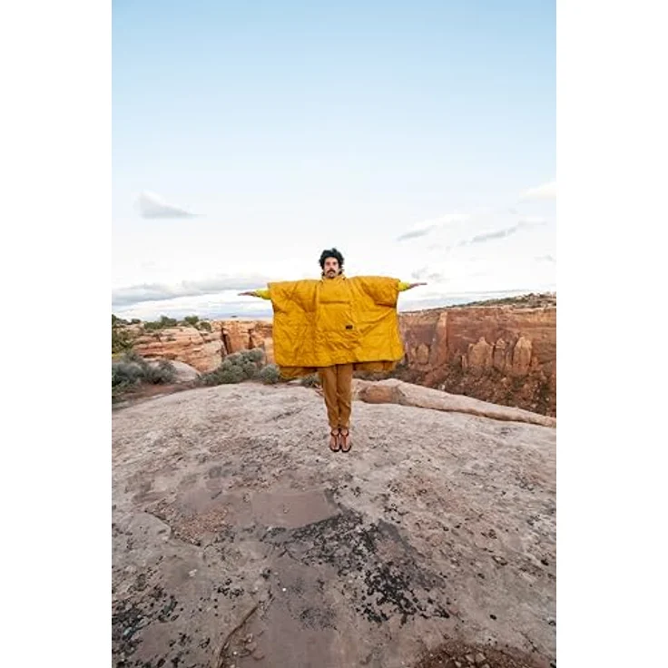 Therm-a-Rest Honcho Poncho, Wasserabweisender Schlafsack (200 cm) mit eraLoft Isolierung und Beuteltasche – Bild 2