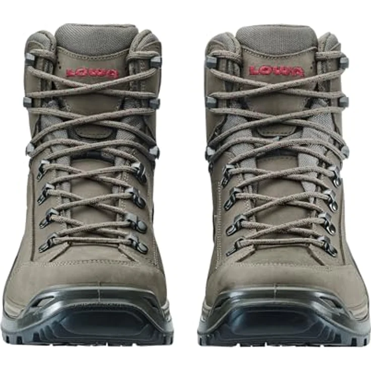 Lowa Renegade EVO GTX MID, Wanderschuhe mit GORE-TEX, Nubukleder, Vibram®-Sohle, Espresso/Seegras, Gr. 50 – Bild 3