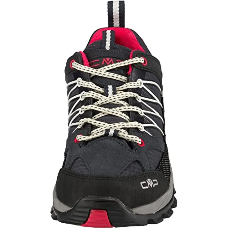 Campagnolo CMP Rigel Low, Damen Wanderschuh, Schwarz, Größe 41, Mesh-Obermaterial, Schnürer, Gummi-Sohle – Bild 4
