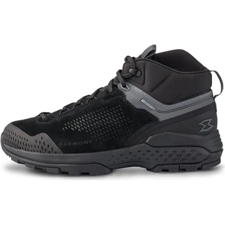 Garmont T4 Groove Wanderschuhe für Herren, Wildleder, wasserdicht mit G-Dry-Membran und optimalem Grip, Schwarz, 43,5 EU