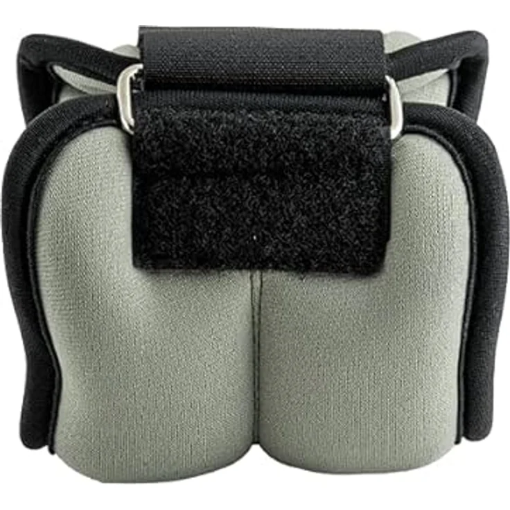 MATCHU Verstellbare Handgelenk- und Fußgelenkgewichte, 2er Set, 2x0,5 kg, Tragbare 2in1 Gewichtsmanschetten für Krafttraining, Schwarz – Bild 3