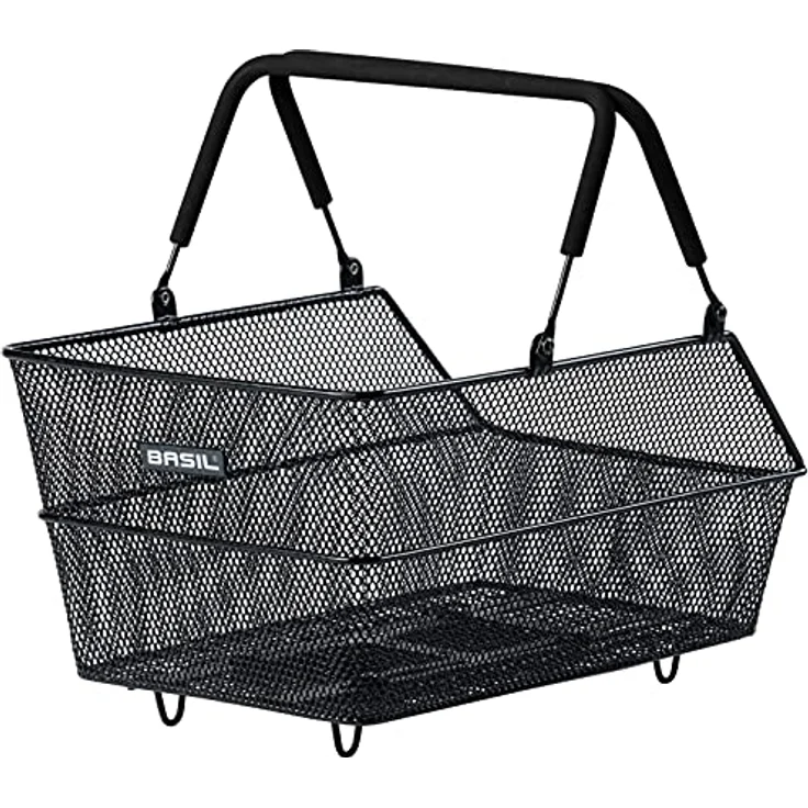 Basil Unisex – Erwachsene Cento Fahrradkorb, Schwarz, 10 Kg – Bild 2
