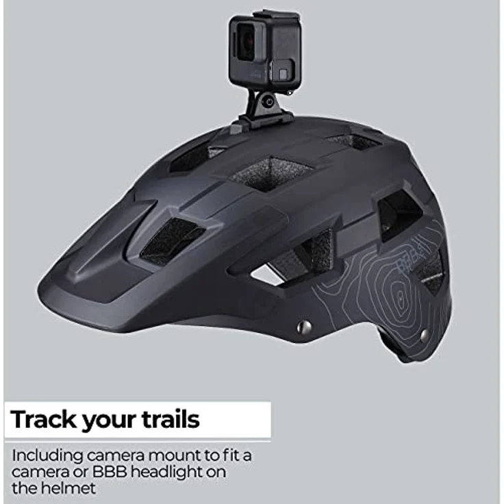 BBB Nanga, Velohelm für Mountainbiking, (58 - 61 cm) mit Kamerahalterung und 15 Luftschlitzen – Bild 5