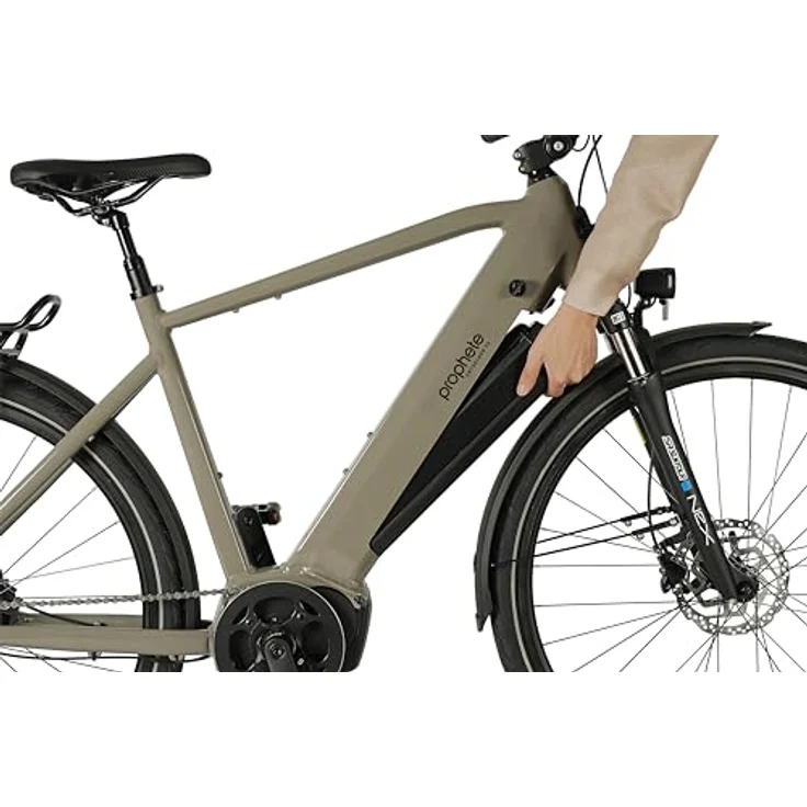 Prophete Entdecker 3.0 Trekking E-Bike 28 Zoll, 360Wh, integrierter Akku, Mittelmotor, 9-Gang Kettenschaltung, hydraulische Scheibenbremse, Rahmenhöhe 54 cm – Bild 3