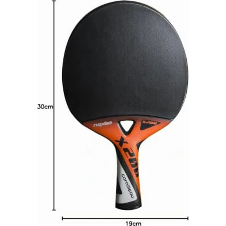 Cornilleau Nexeo Graphite X200, Outdoor Tischtennisschläger mit Profispieleigenschaften – Bild 11