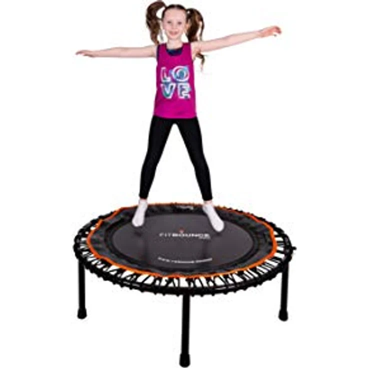 FIT BOUNCE PRO XL Bungee Rebounder ist ein klappbares geräuschloses orthopädisches Qualitäts Indoor Mini Trampolin für Erwachsene und Kinder |DVD|extrabreite Sprungfläche Zugelassen für Physiotherapie – Bild 5