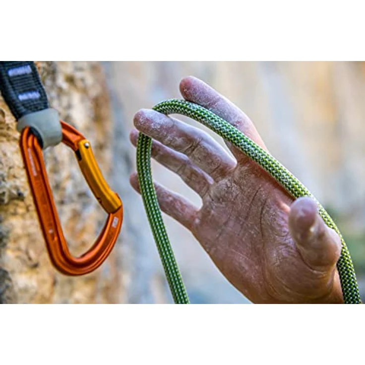 Petzl Contact 9.8 mm, Kletterseil (60 m) für Hallen- und Felsklettern, hoher Grip und langlebiger Mantel – Bild 4
