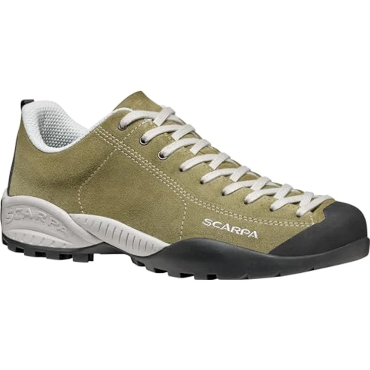 Scarpa Mojito, Unisex Wanderschuhe mit robustem Leder-Obermaterial und rutschfester Sohle, Größe 37.5, Türkis – Bild 2