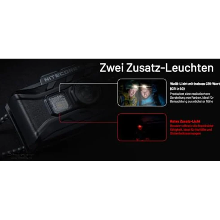 Nitecore NU20 Classic, ultraleichte Stirnlampe für Outdoor-Aktivitäten – Bild 4
