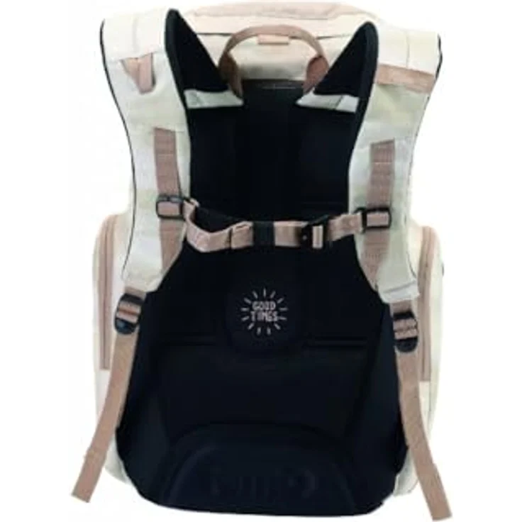 Nitro Daypacker Alltagsrucksack im Retro Look mit Gepolstertem Laptopfach, Schulrucksack, Wanderrucksack oder Streetpack, 32 L, Dune – Bild 2