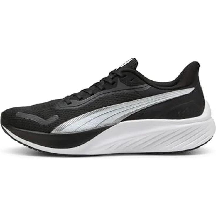 PUMA Pounce Lite Laufschuhe für Erwachsene, leichte Running-Schuhe in Schwarz/Weiß