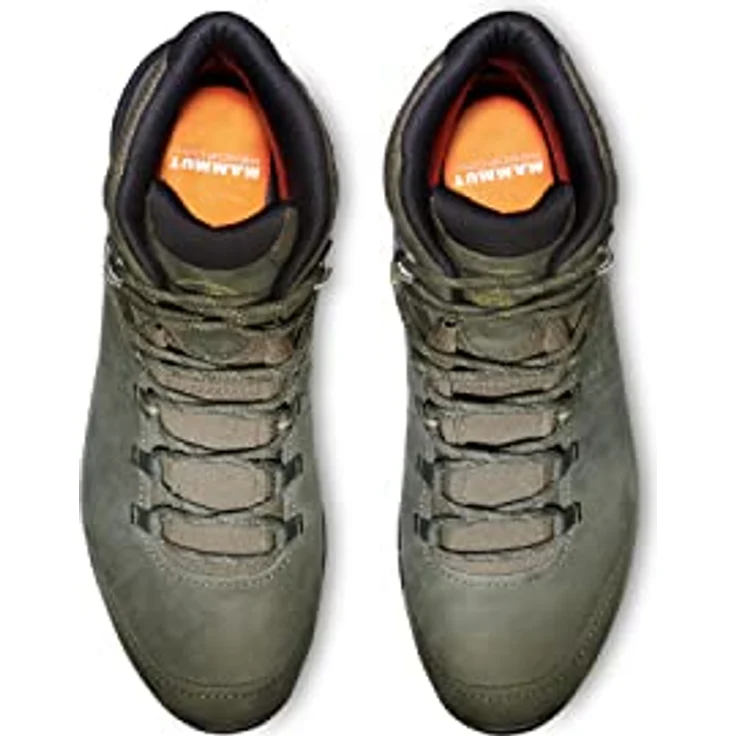 Mammut Mercury IV Mid GTX Men, Herren Wanderschuhe mit wasserdichter GORE-TEX Membran, flexibler Vibram-Sohle, terracare® Nubukleder, Grün, Größe 48.5 – Bild 4