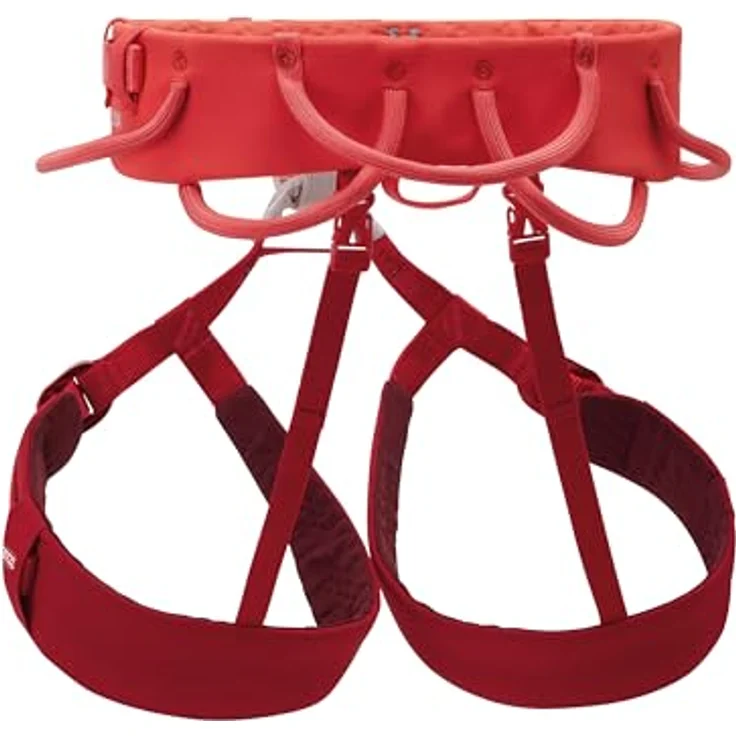 Petzl Luna, Allround-Klettergurt für Damen, korallenrot, Größe S, Gewicht 365 g, aus 100 % recyceltem Polyester – Bild 2