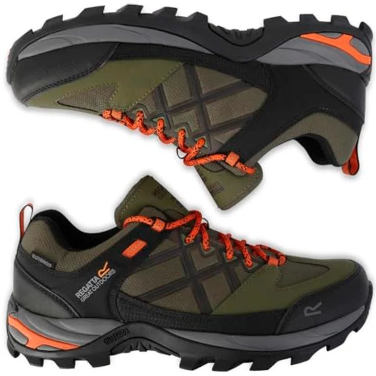 Regatta Samaris III, Wanderschuhe mit wasserdichter ISOTEX-Membran, grau/orange – Bild 4