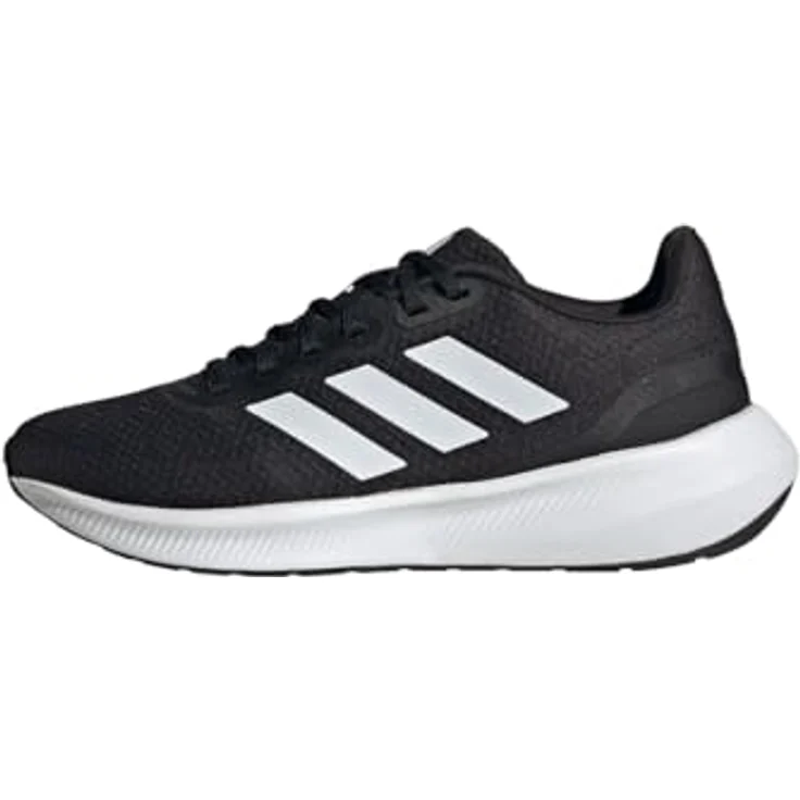 Adidas Runfalcon 3.0, Laufschuhe für Damen in Schwarz mit Cloudfoam Zwischensohle und Gummiaußensohle – Bild 1