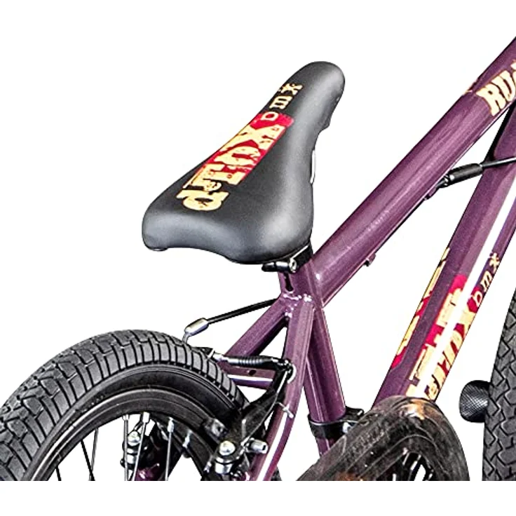 deTOX BMX-Rad Rude Limited, 20 Zoll, 1 Gang, unisex, 4 Pegs, 360° Rotor, grau/blau, geeignet für Fahrer ab 140 cm – Bild 8
