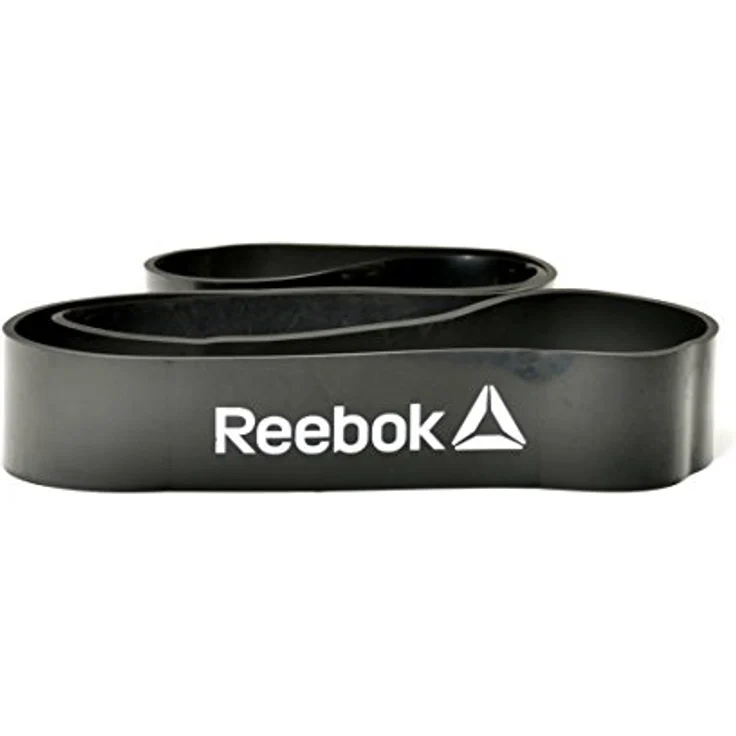 Reebok Power Band - Level 3, schweres Pilates-Band in Schwarz – Bild 2