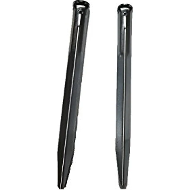 Boni-Shop Zeltheringe Metall vernickelt, stabil und universal einsetzbar, 10 Stück, halbrund ca. 30 cm