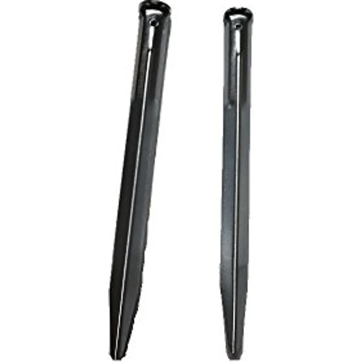 Boni-Shop Zeltheringe Metall vernickelt, stabil und universal einsetzbar, 10 Stück, halbrund ca. 30 cm