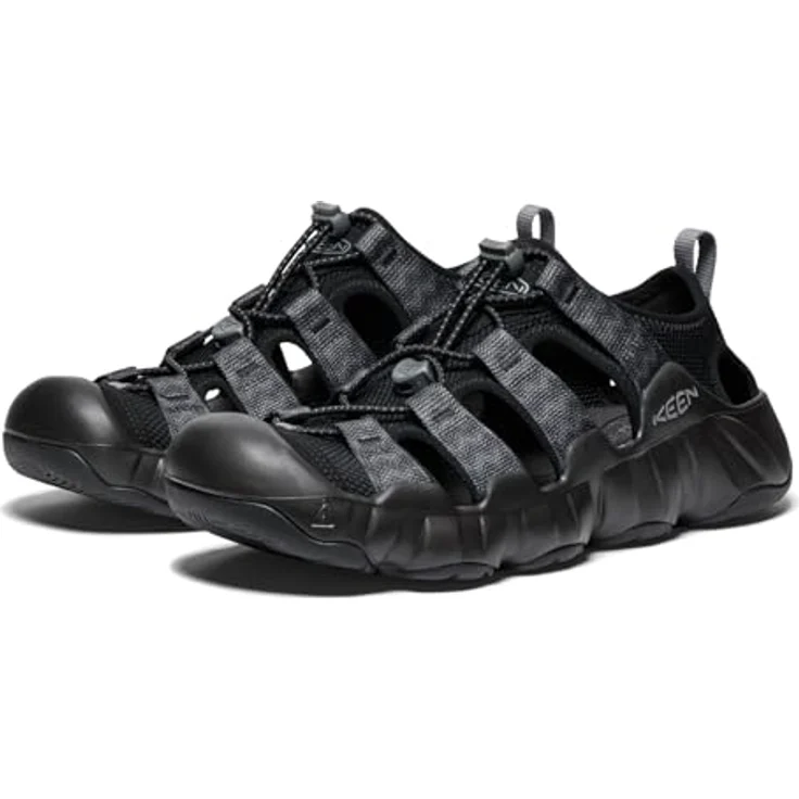 KEEN Hyperport H2 Sandalen, Herrenmodell mit Schnellverschluss und KEEN.ALL-TERRAIN Sohle, Schwarz, EU 42 1/2 – Bild 4