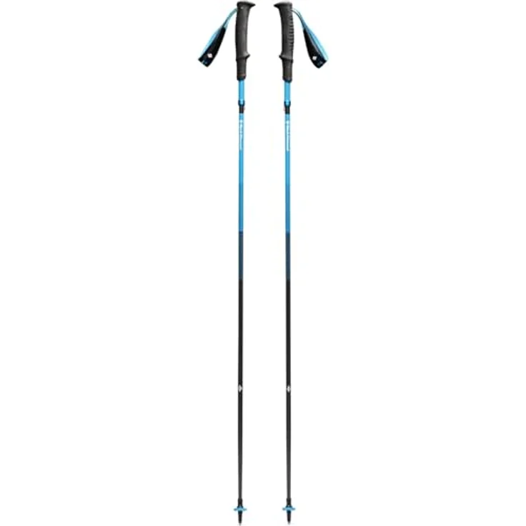 BLACK DIAMOND Distance Carbon Z Trekkingstöcke, faltbar, ultraleicht, fester Länge, Kohlefaser, Desert Sky, 120 cm – Bild 1