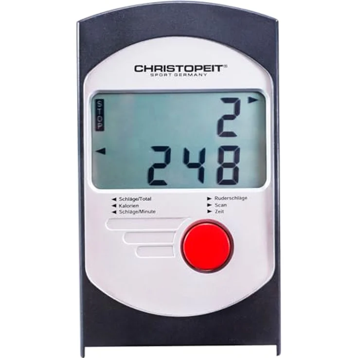 Christopeit Sport® Rudergerät Accord-Black, 12-fach verstellbare Hydraulikzylinder, gepolsterter Komfortsitz – Bild 1