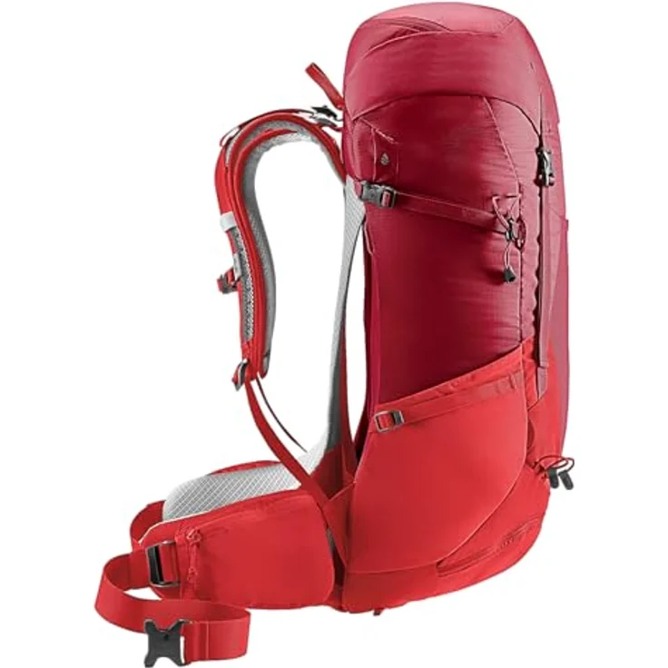 deuter Futura 32 Wanderrucksack, Aircomfort Netzrücken-System für maximale Belüftung, separate Bodenfach, elastischer Federstahlrahmen, gepolsterte Hüftflossen mit RV-Taschen – Bild 3