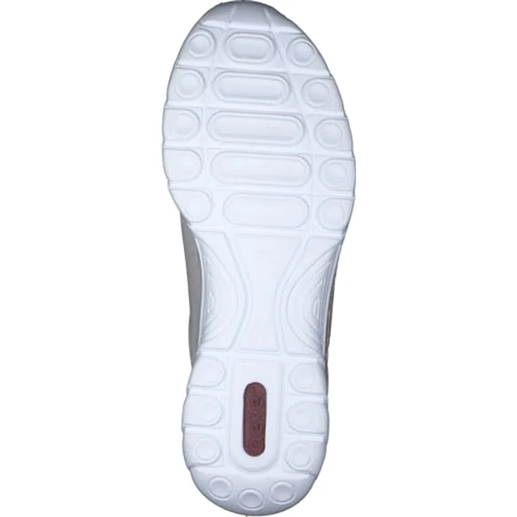 Rieker Damen Slipper N42G5-60, Beige Halbschuhe mit hohem Komfort und funktionalem Design – Bild 8