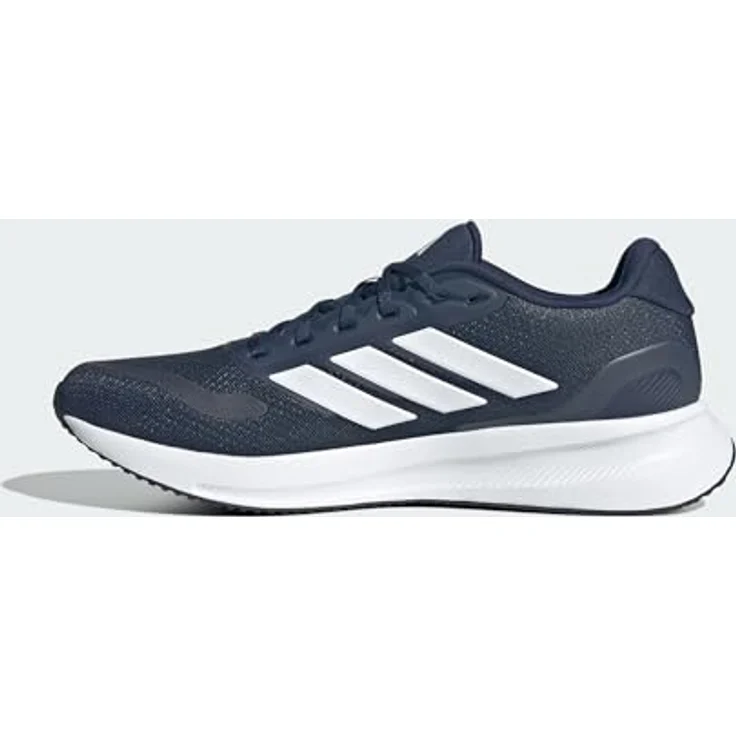 ADIDAS Herren Laufschuh Runfalcon 5, Cloudfoam Dämpfung, atmungsaktives Mesh-Obermaterial, schwarz – Bild 3